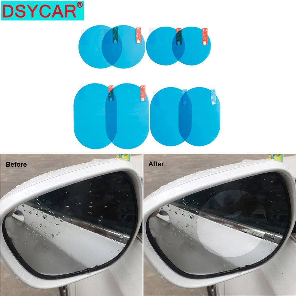 Dsycar Auto Regen Film Achteruitkijkspiegel Beschermfolie Anti Fog Membraan Anti-Glare Waterdichte Regendicht Autoruit Clear Veiliger