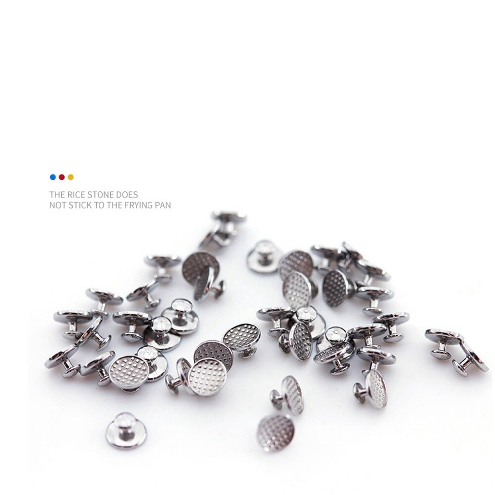 Bouton binoculaire orthodontique dentaire, monobloc MIM, maille ronde, fond métallique collable, 10 pièces/paquet, boucle latérale de langue