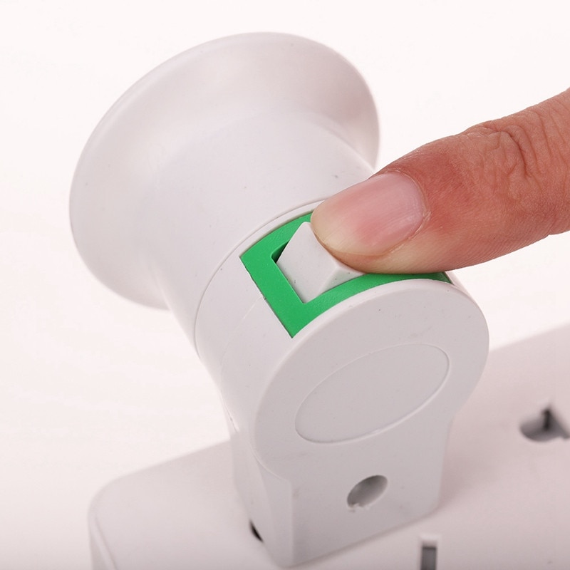 E27 lampsockel eu-kontakt väggskruv nattlampa lamphållare adapter omvandlare 110-240v med på-av-kontrollbrytare