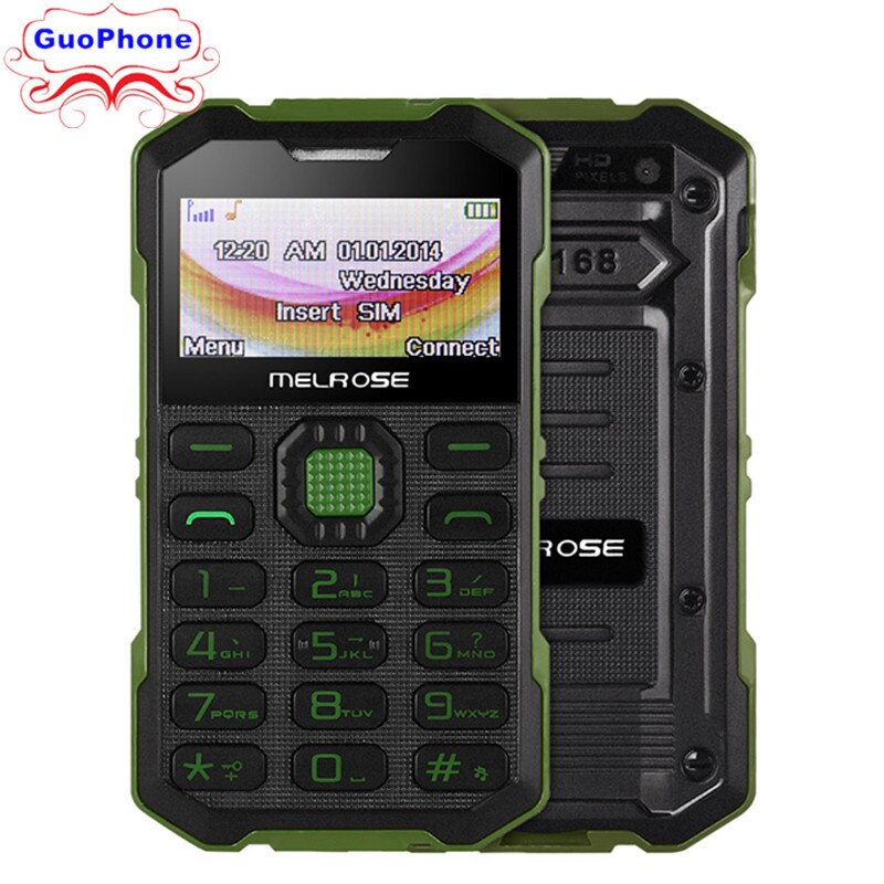 Original Melrose S2 Mini Telefon Mit MP3 Kamera Bluetooth Ultra-dünne 1,7 Zoll Outdoor Stoßfest Staubdicht Telefon