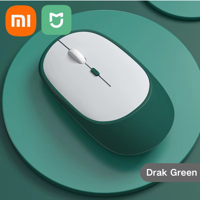 Mysz bezprzewodowa Xiaomi MIJIA kompatybilna z Bluetooth 2.4G podwójny tryb cicha mysz regulowana DPI USB akumulatorowa mysz biurowa do gier: DARKNESS