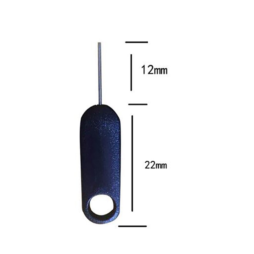 12mm Mobile Phone SIM Card Pins Universal Cell Phone Card Pin Stainless Steel Card Needle Smartphone SIM Card Tools Accessory