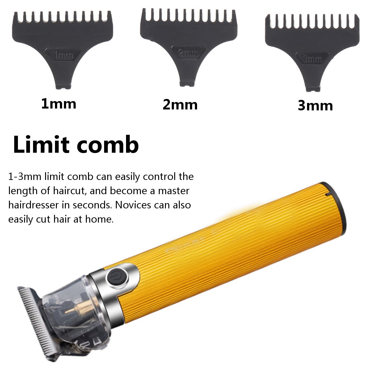 Cordless Hair Trimmer Men rechargeable Hair Clipper Edge Lining Barber Hair Cutter Machine Outlining Pivot Motor