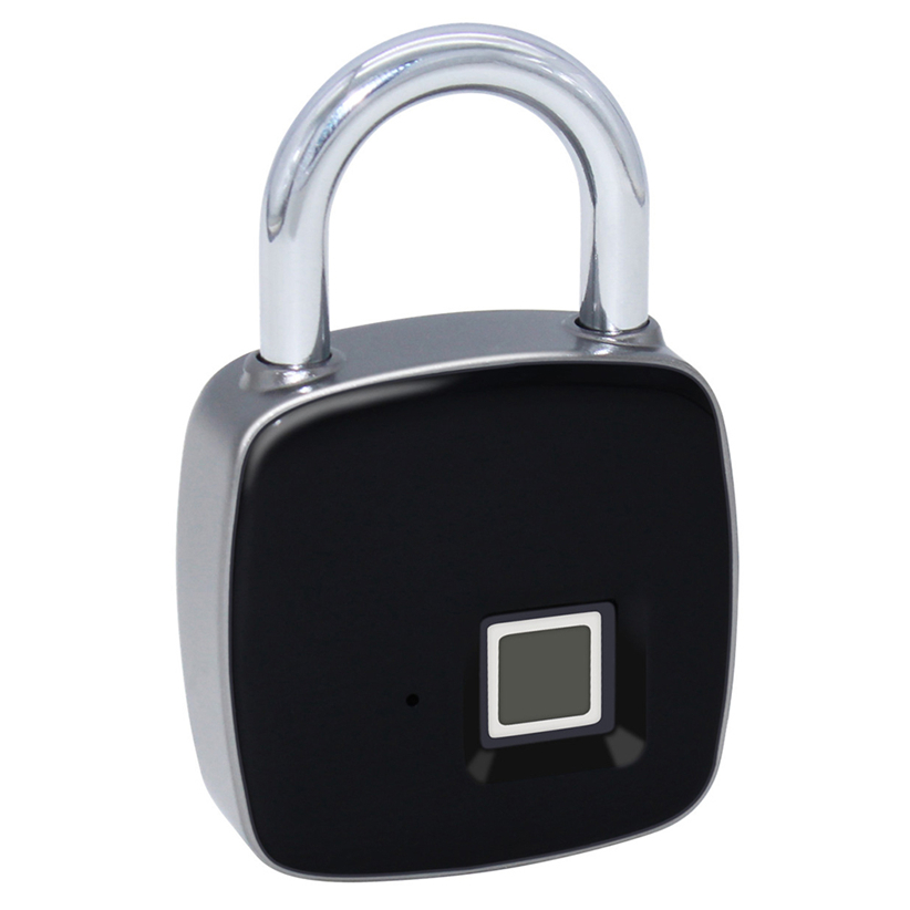 Smart nøglefri fingeraftrykslås  ip65 vandtæt tyverisikring sikkerhed hængelås dør bagage sag lås usb genopladelig dørlås