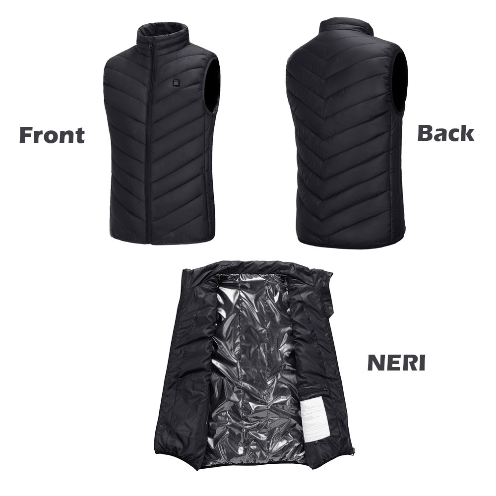 Elektrische Verwarmde Vest Mannen Vrouwen Verwarming Vest Thermische Warme Kleding Usb Verwarmde Outdoor Vest Winter Verwarmde Jas