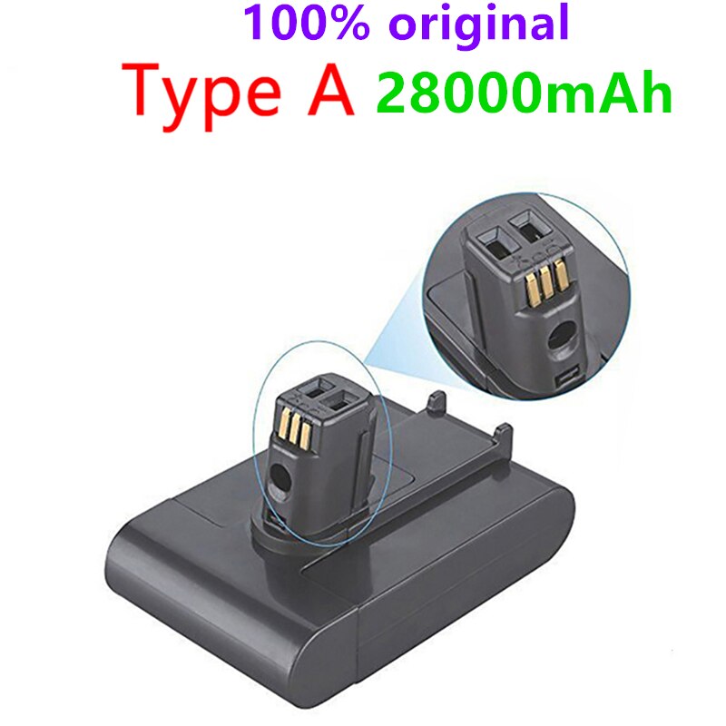 Neue 22,2 V 68000mAh lithium-akku für Dyson DC31 DC34 DC35 DC44 DC45 tier staubsauger batterie (typ A): A22.2V28000