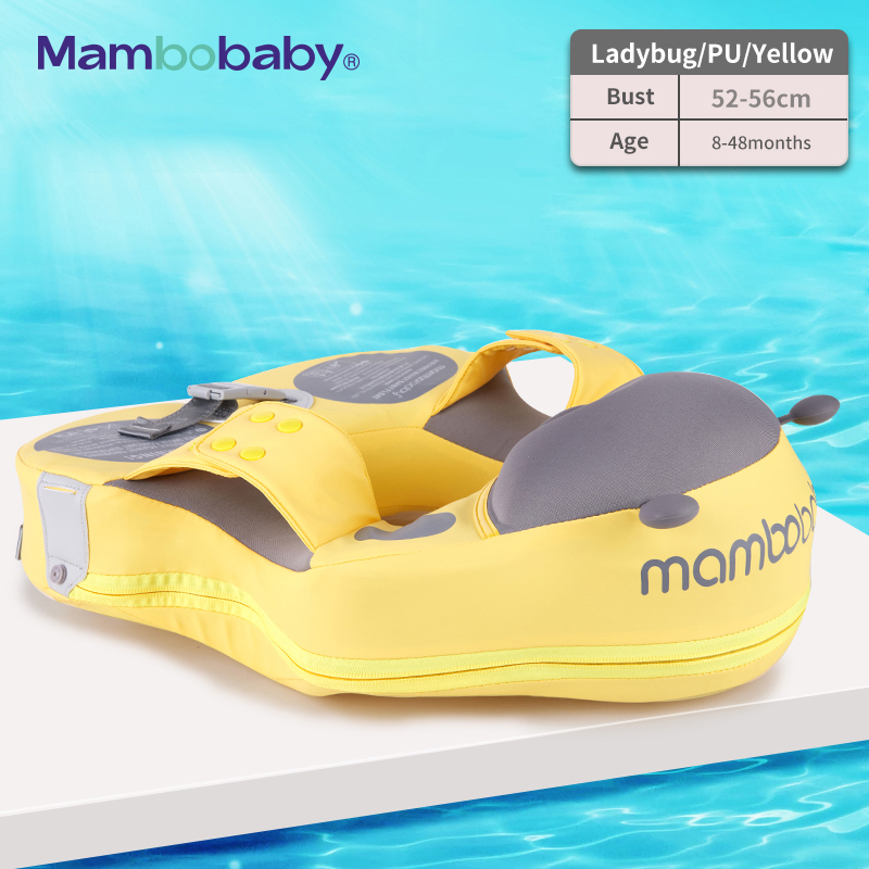 Mambobaby Baby Float Taille Zwemmen Ringen Kids Non-Opblaasbare Boei Zwemmen Ring Swim Trainer Strand Zwembad Accessoires Speelgoed: yellow