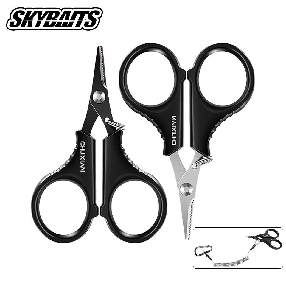 1 st liten fiskesax linskärare skärande fiskebeten fisketång sax med förlorat rep fiskeredskap