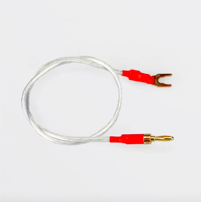 0.5m Cable For HiFi Audio GND Grounding Box Tuning Box Power Purifier Electronic Black Hole: Beige