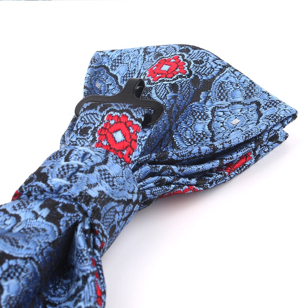 Pajarita clásica de Jacquard para hombre, pajaritas florales para adulto, de boda y negocios, trajes de mariposa, novedad