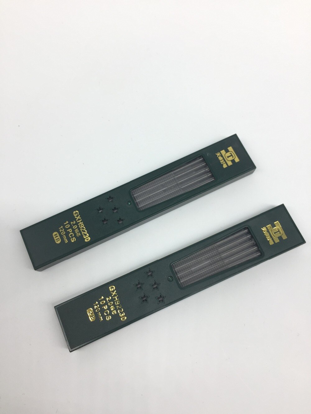 10 stk / pakke 2.0 mm 2b hb bly holder metall maskintegning tegning blyant påfyll
