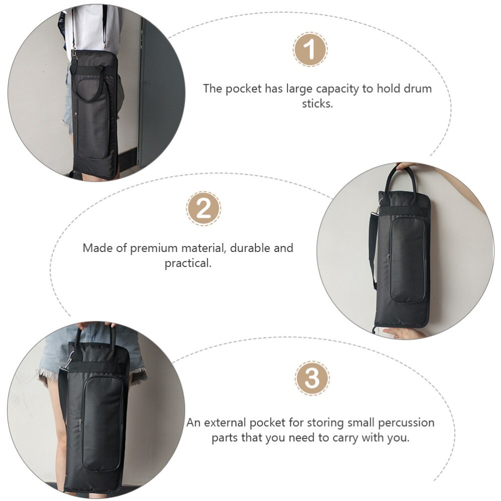 Sac De Rangement Pour Accordéon 48 Basses - Tissu Oxford Noir - Transport Dos - Protection Fermeture Éclair