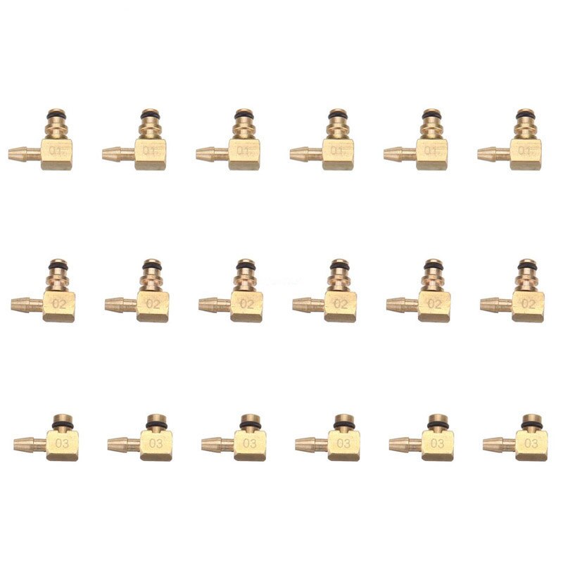 Diesel Injector Detection Tool Kit Common Rail Adaptor Fuel Tester Set Diesel Injector Flow Meter Test Tools