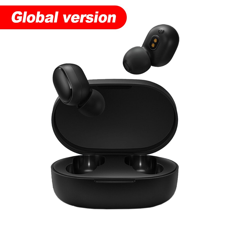 Original Xiaomi Redmi Airdots Xiaomi TWS Wireless Earphone Handsfree Voice Control Bluetooth 5.0 Noise Reduction Tap Control