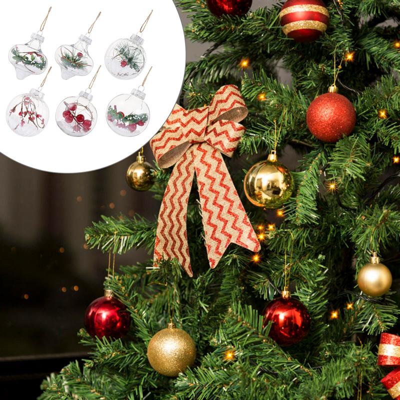 6 stuks kerstbal hangende ornamenten kerstballen hangende hangers kerstboom hangende ornamenten voor thuis binnen