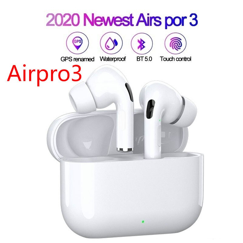 Auricolare Bluetooth TWS cuffie senza fili auricolari Wireless Stereo Fone De Ouvido auricolari Bluetooth cuffie vivavoce con microfono: airpro3 white