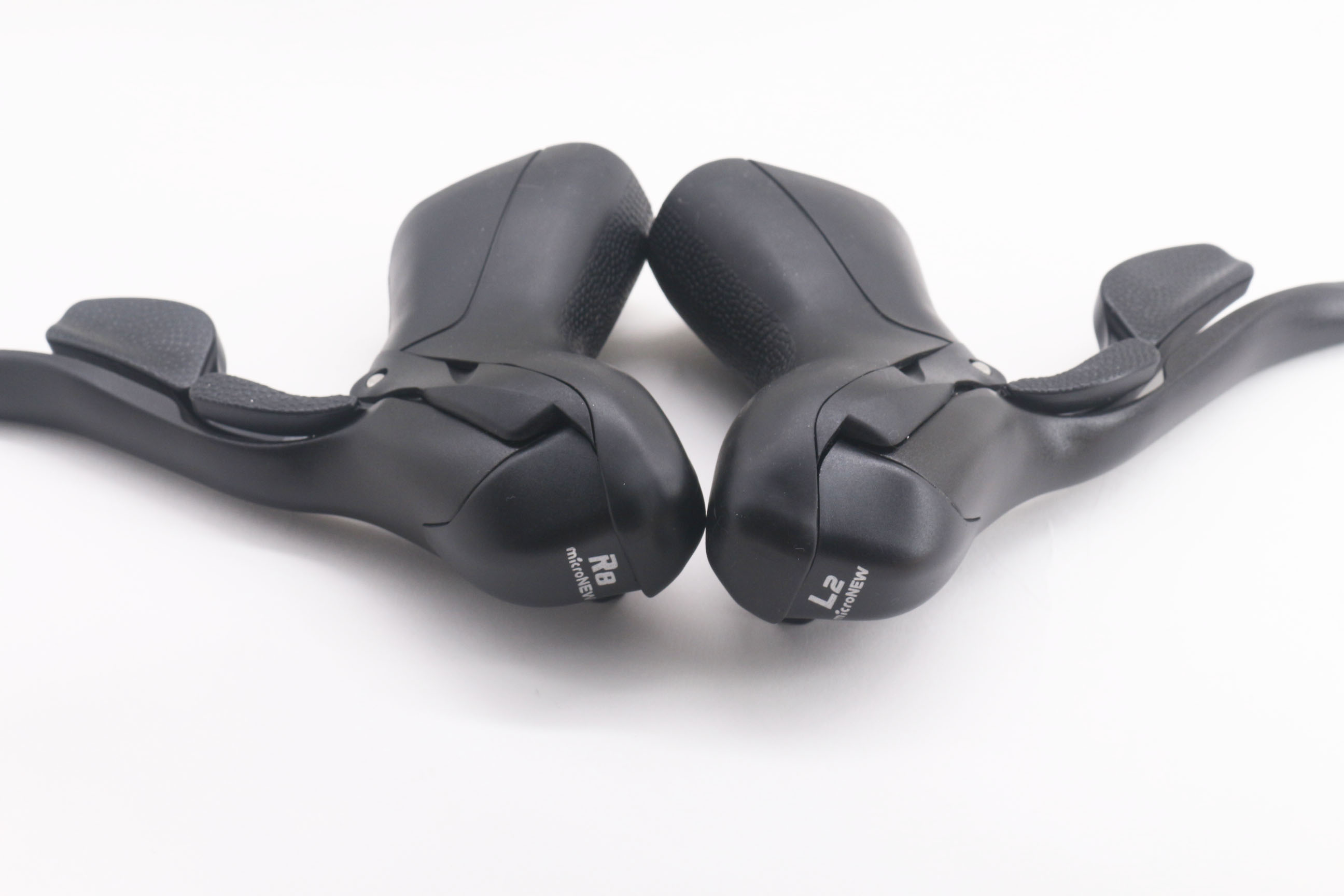 Micronew Dual Control Levers 2x8 Speed Double Shifters Road Bicycle Derailleur Compatible for Shimano