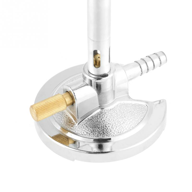 Micro Single Tube Bunsen Burner Gas Light for Liquid Propane Lab Heating Equipment 1Pcs