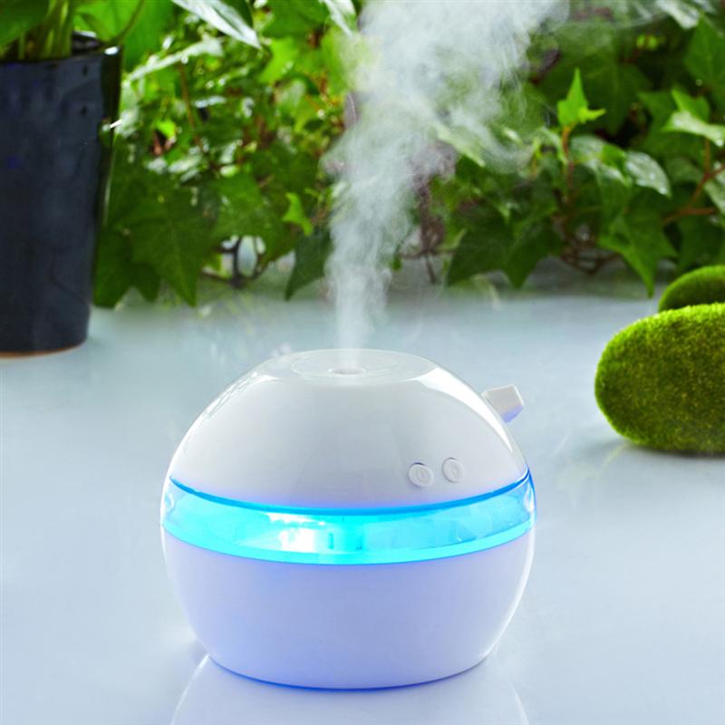 Humidificador de carga USB de decoración del hogar Mini difusor de Aroma silencioso purificador de aire portátil humidificador de niebla blanco A4