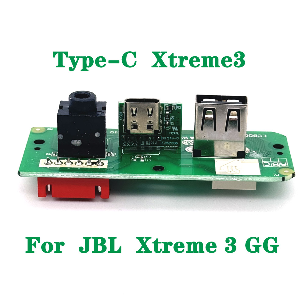 para JBL Xtreme 3 Xtreme3 ND USB 2,0 conector de placa de alimentación conector de Audio Altavoz Bluetooth tipo c carga USB Por: Verde militar