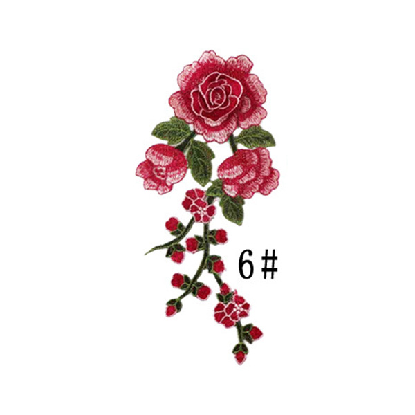 DIY Applique Water Soluble Embroidery Costume Decoration Jeans Patch Decals Accessories: 6