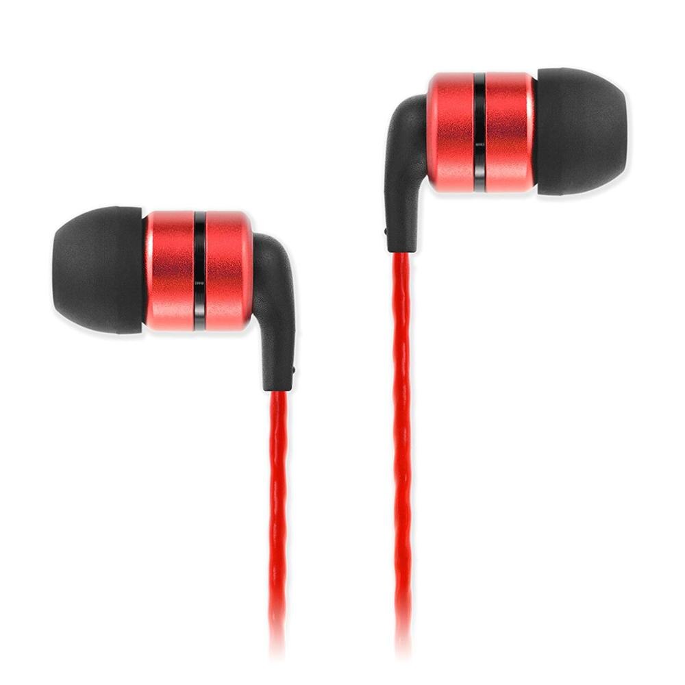 Soundmagic E80 In-Ear Koptelefoon Krachtige Bass Hifi Koptelefoon Compatibel Met Apple En Android: Red