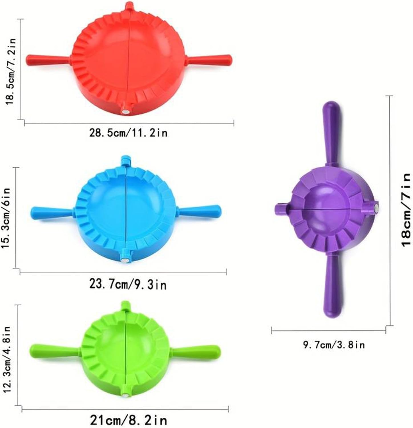 1pc multi-color dumpling maker Kitchen household manual dumpling maker Plastic color dumpling folder dumpling mold