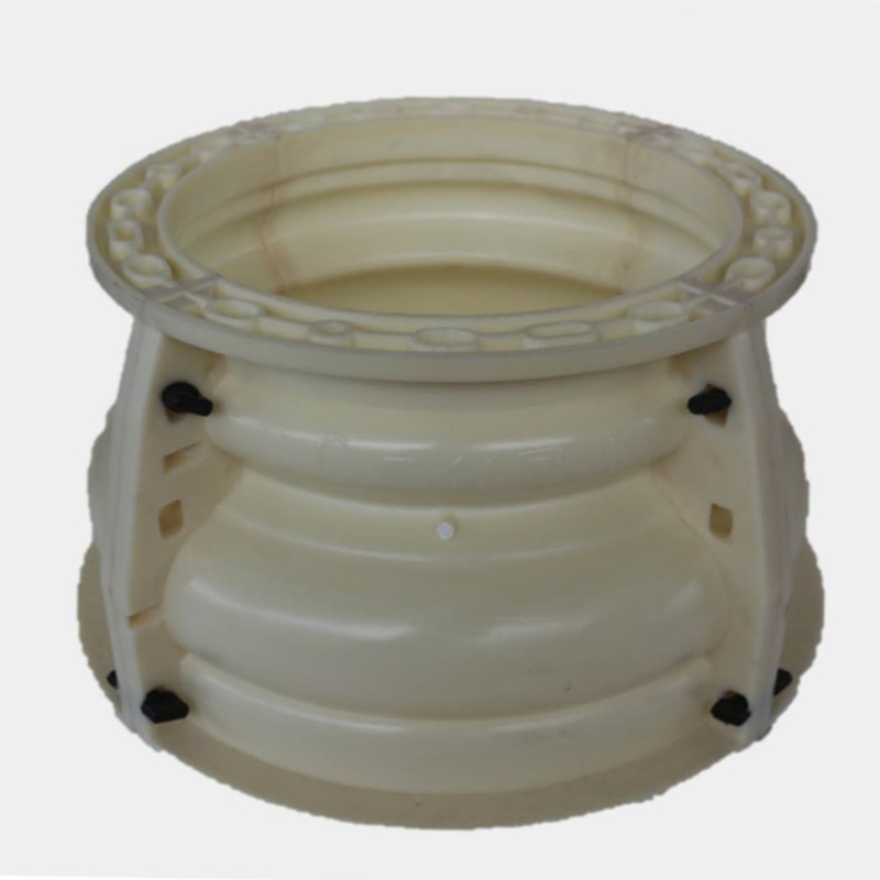 20cm /7.87in Wedding Column Tools ABS Plastic Durable Round Concrete Pedestal Column Mold with Beak, Leaves &Plain Embossing