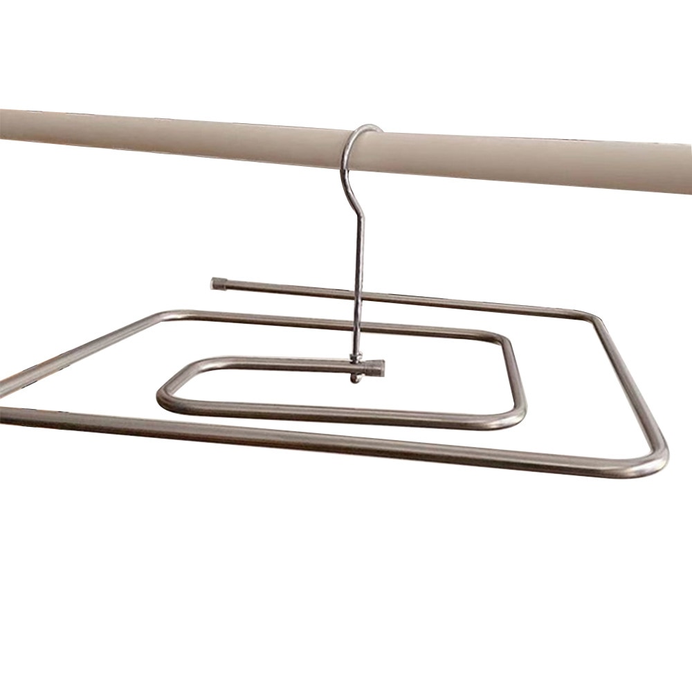 Cintre de séchage en spirale pour linge, en acier inoxydable, crochet rotatif pour draps et couvertures, organisateur de placard