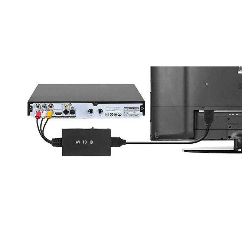 Rca Naar Hdmi-Compatibele Converter Uit Te Breiden Kabel Splitter Dvd-Speler Naar 1080P Hdtv Projector Monitor Draad Adapter Palntscsecam