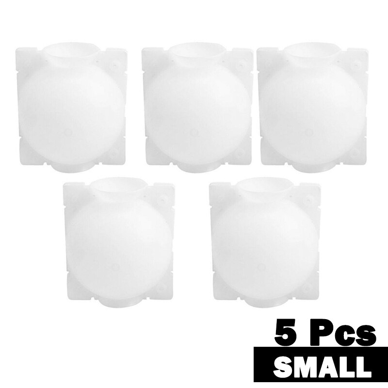 5 uds., 5CM, Bola de enraizamiento para plantas, Caja de cultivo para injertos, caja de cultivo, equipo de trasplante, bola para jardinería, hidroponía: 5pcs white 5cm