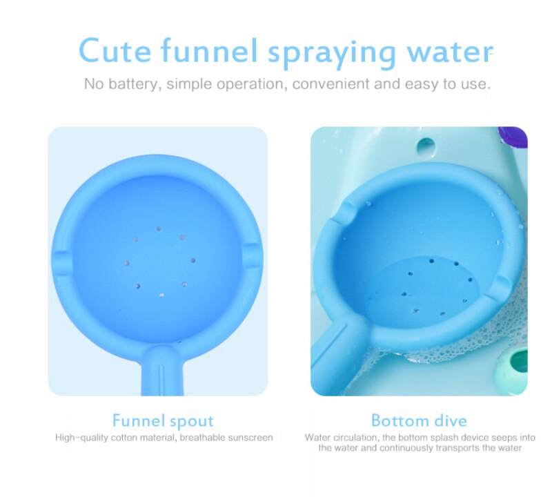 Jouets de bain bébé jouer dans l'eau Scoop Mini moulin à vent roue à eau enfant en bas âge salle de bain baignoire jouet de bain enfants jouets de bain d'été