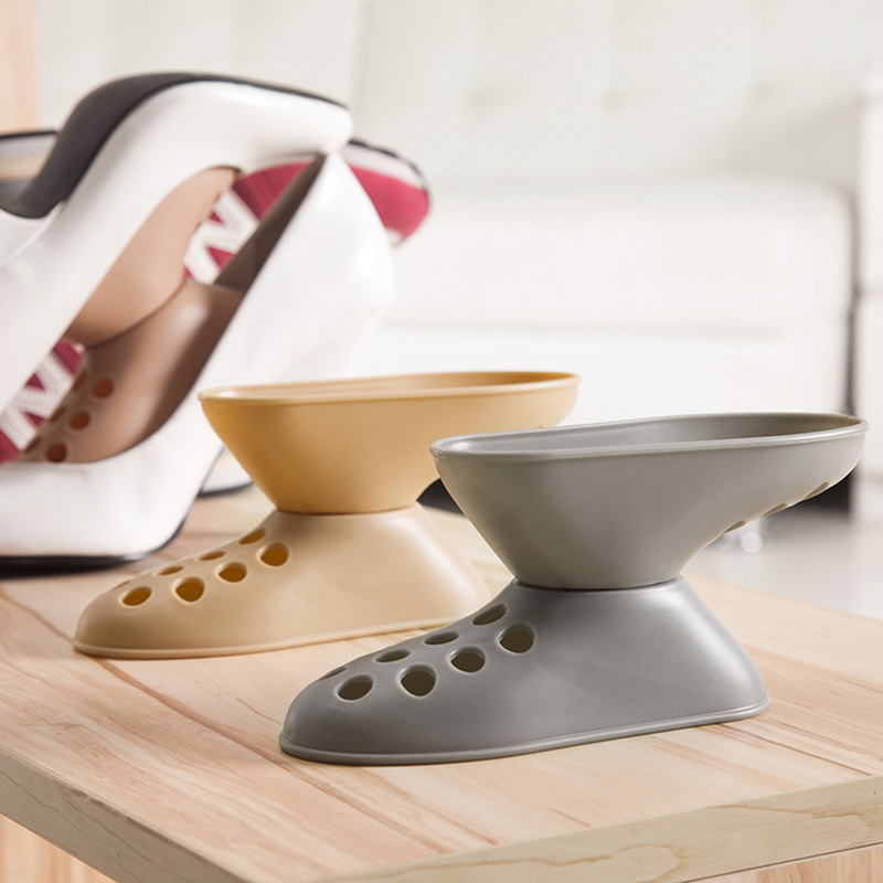 Space-saving Shoes Rack Shoe Storage Plastic Storage Stand / Organizer Rack / Stand Shelf for High Heel Shoe Shoes