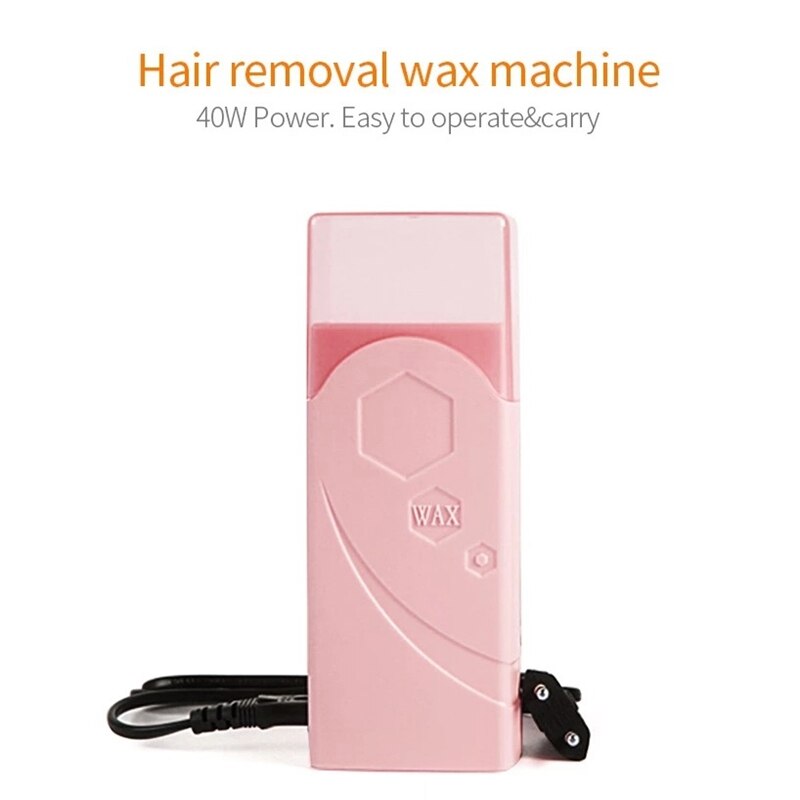 Single Handheld Depilatory Wachs Haar Entfernung Maschine tragbar Epilator rollen Depilatory Heizung