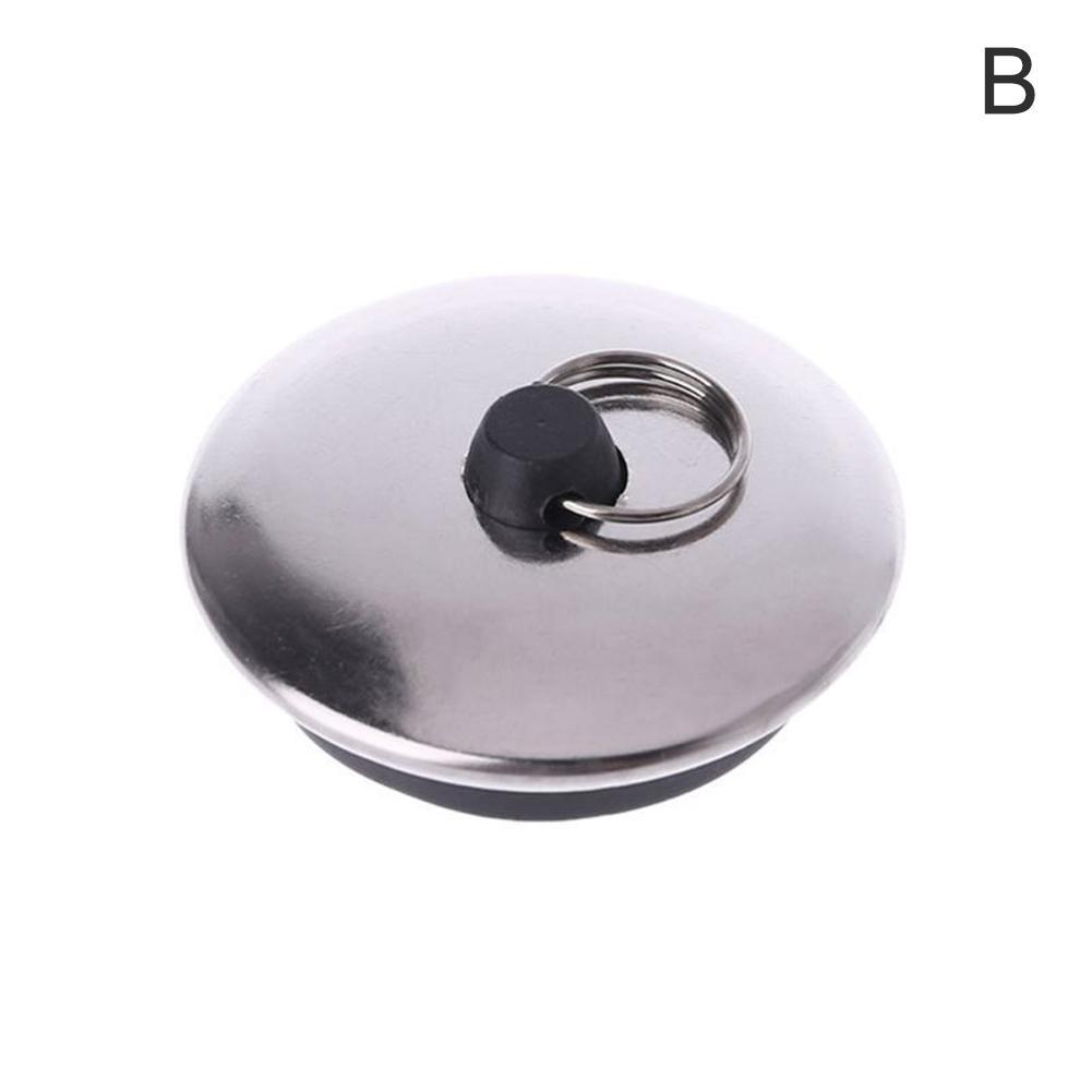 1 Pcs Kitchen Drain Plug Wash Basin Bathtub Sink Rubber Bathroom Water Plug Water Blocking Plug I8B8 Plug Rubber Drain Sink P7L1: M