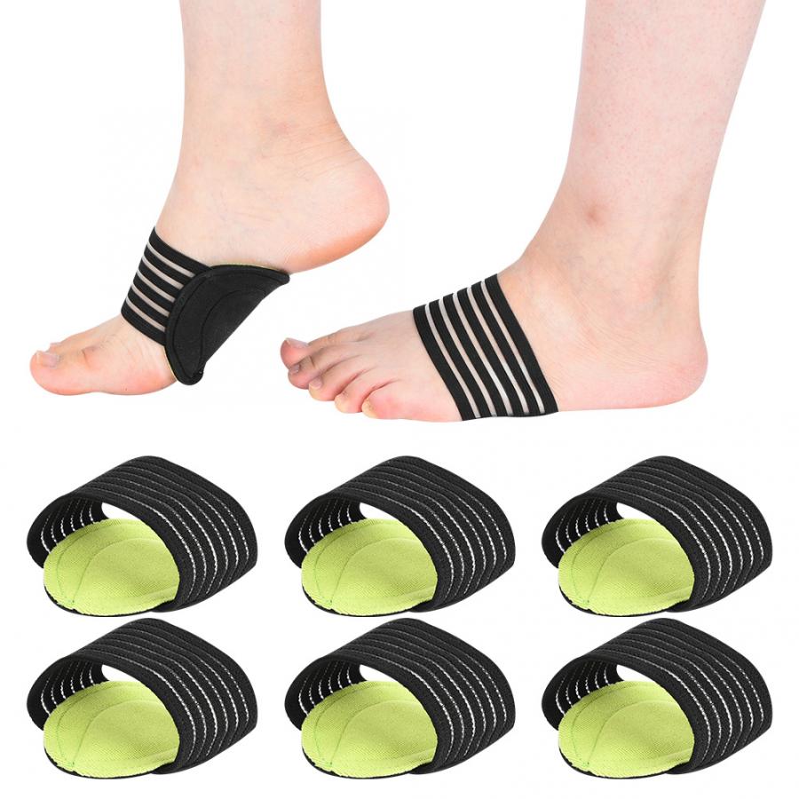 3 Pairs Dikker Compressie Voet Arch Ondersteuning Orthopedische Voet Steunzool Pad Kussen Schoen Pads Pijnlijke Verlichten Pijn