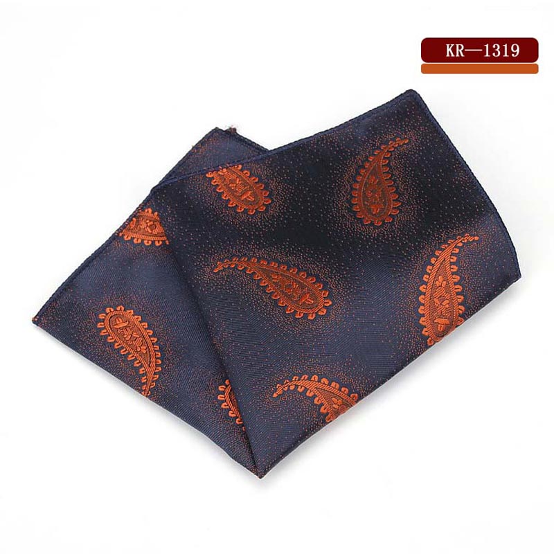 Yishline heren polyester zijden zakdoek paisley pochet bruidegom gala bruiloft feest borst handdoek zakdoeken accessoires: Kr1319