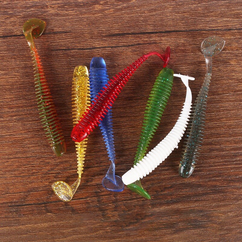 Artificial Fishing Lure Soft Lure Set Mixed Universal Assorted Fishing Baits for Saltwater and Freshwater with Tackle