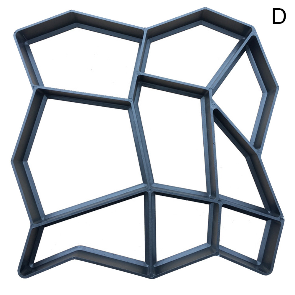 Garden Path Making Mould DIY Concrete Pavement Garden Path Mold C1: d