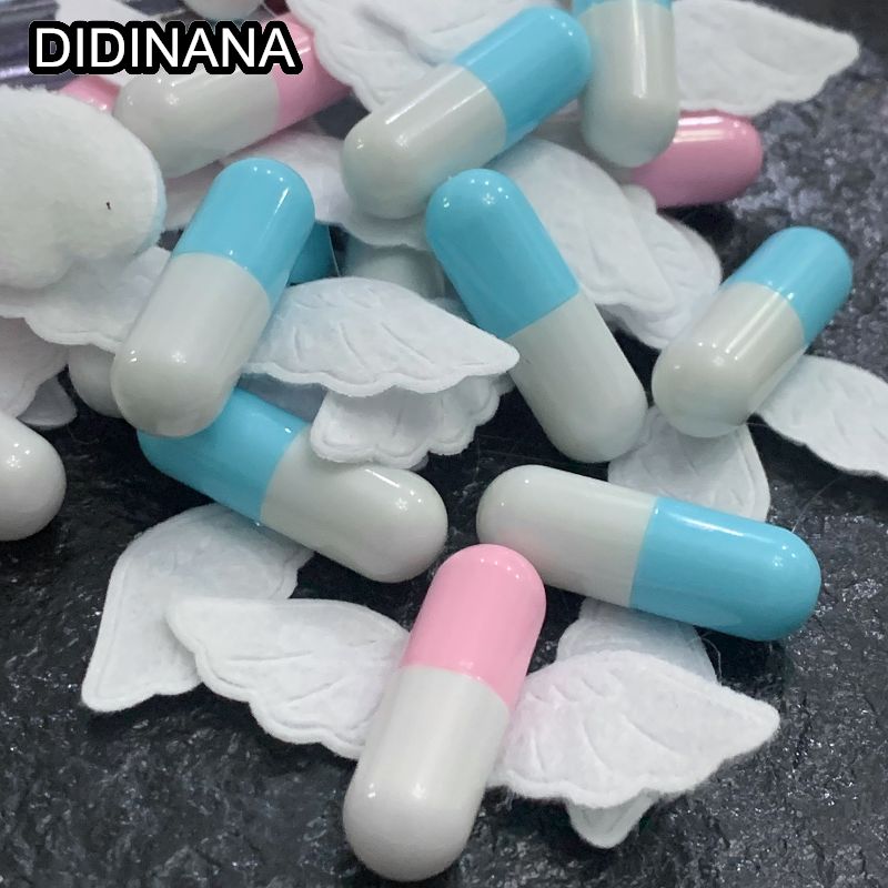 women Multicolor pills angel wings y2k subculture Spice Girl cool edge headwear hairpin ornaments Lolita Harajuku punk hair clip