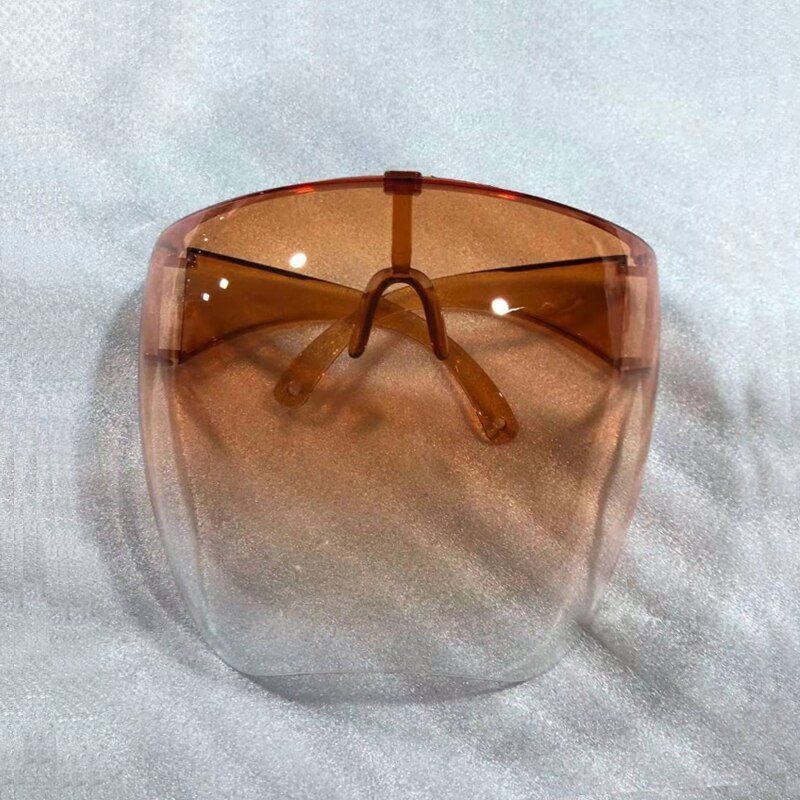 Colorful Full Face Shield Unisex Oversized Eye Shield Visor Sunglasses Face Cover Guard Protector Anti-spray Mask Kitchen Tools