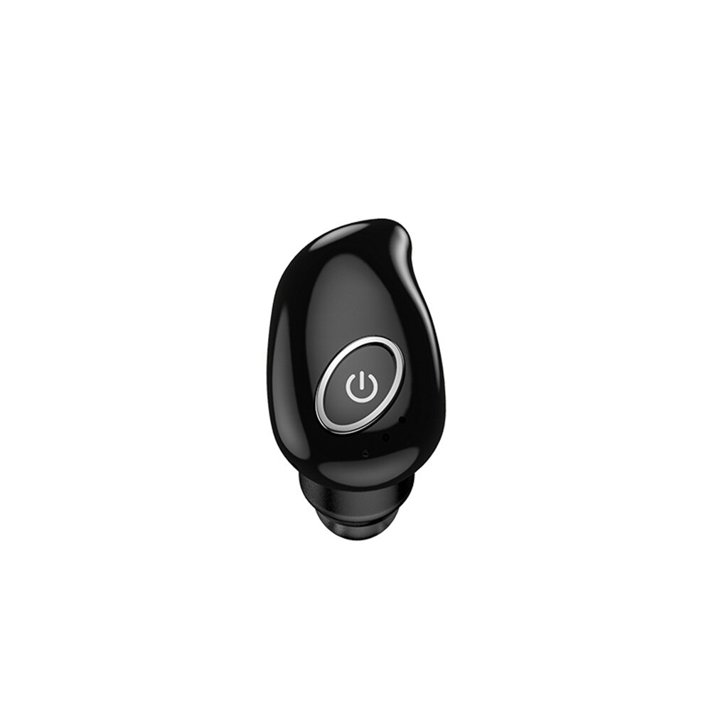 Mini V21 Wireless Bluetooth Earphone Portable Earbuds Bluetooth V5.0 Headphone Handsfree With Mic Ear Hook Invisible Headsets: Black