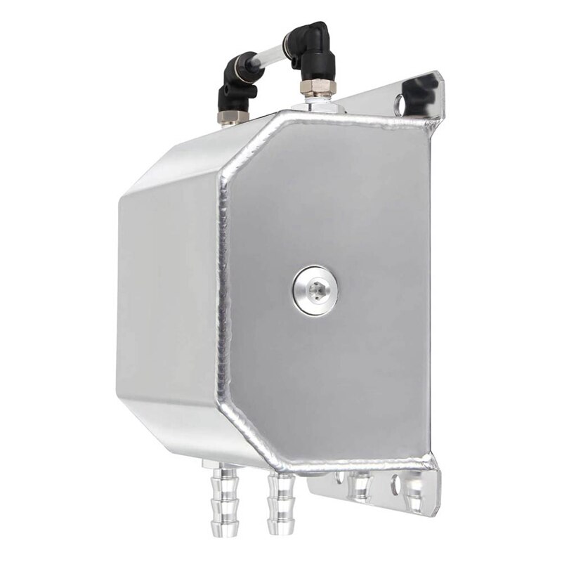 Automobile Universal 1L Aluminum Oil Collecting Tank Breathable Engine Oil Tank Automobile Modified Fuel Tank