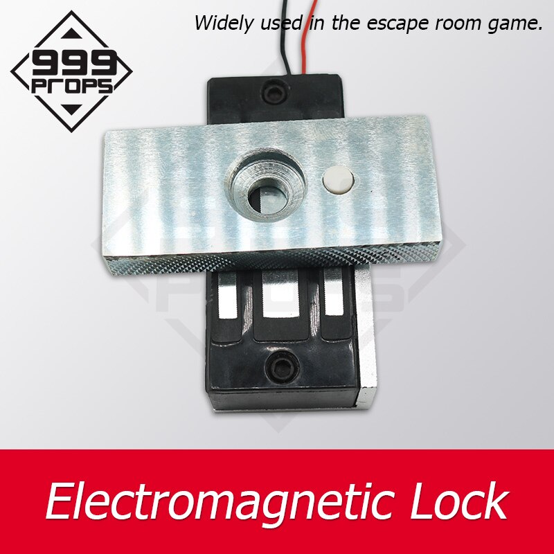 Takagism escape room mag lock 12v EM lock installed on the door electromagnetic lock