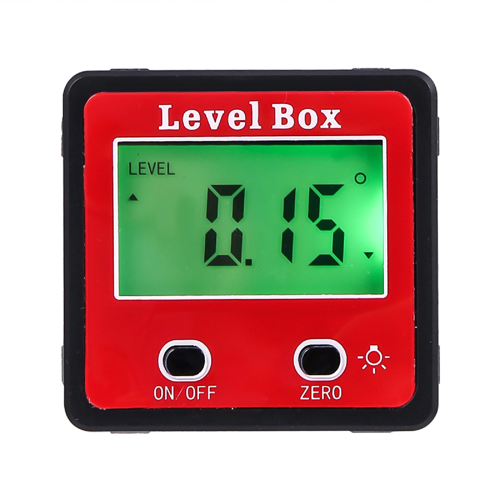 Mini Digital Protractor Inclinometer Electronic Level Box With Magnet Base​ 2-Key Protractor Angle Finder Gauge Meter Bevel Box