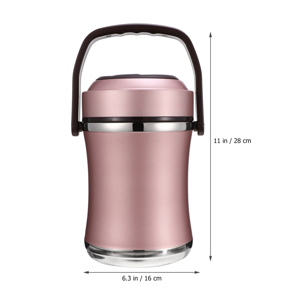 1Pc 1910ml Portable Large Capacity Insulation Food Storage Container