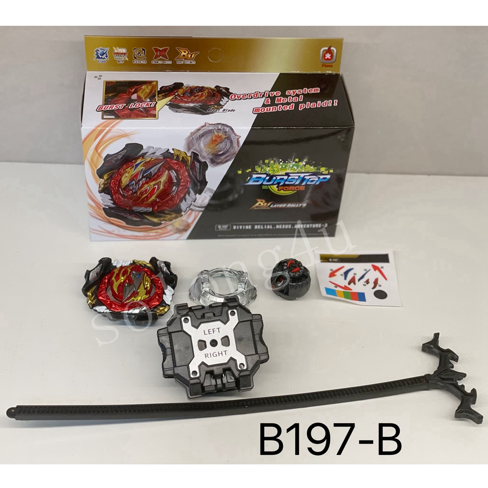 Solong4u trottola B-197 con il lanciatore Set diabolico dio Nexus avventura