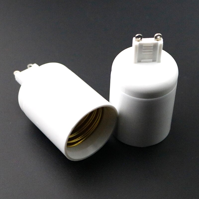 Soporte de conversión de Base de bombilla Led para lámpara G9 a E27, adaptador de enchufe, Material incombustible para el hogar, bombilla y iluminación