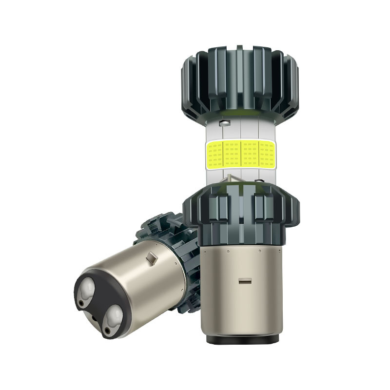 Helle BA20D Motorradbirnen - Weißes LED Licht Für Abblend- Und Fernlicht, 2er Pack