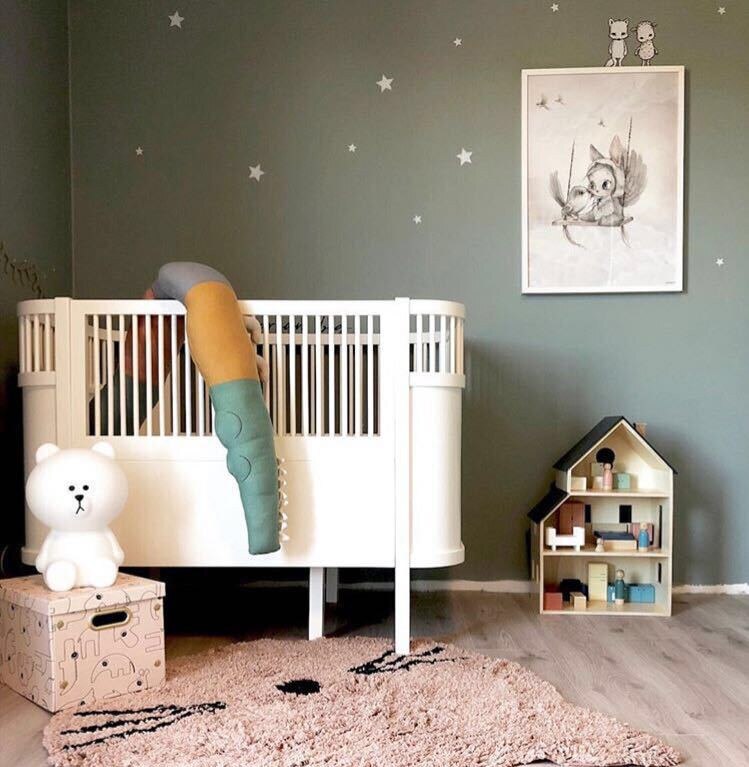 185 centimetri stile Scandinavo Danese per bambini decorazione della stanza del bambino letto paraurti piccolo coccodrillo cuscino riposo a letto di sonno